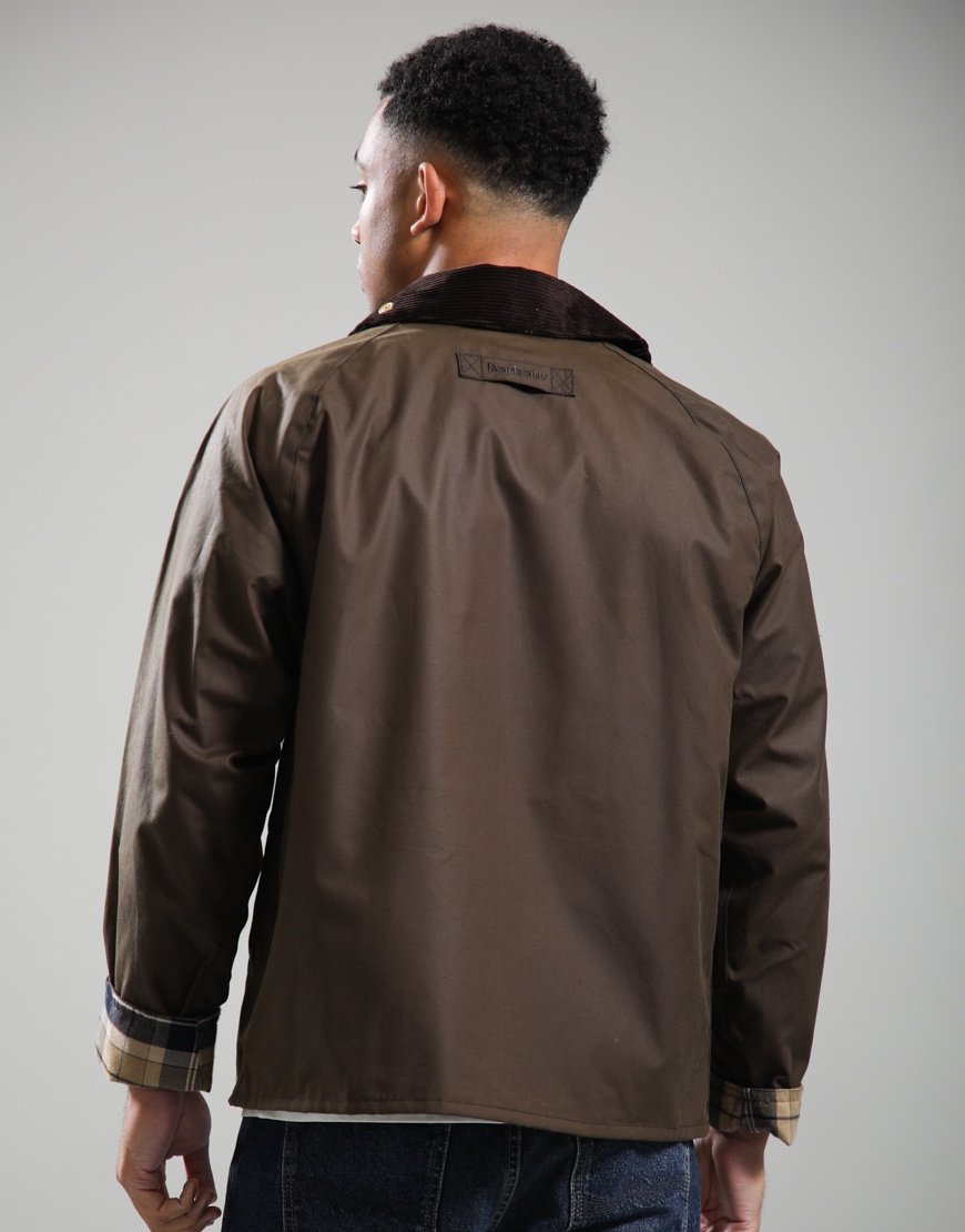 Barbour Icons Transport Wax Jacket Brown