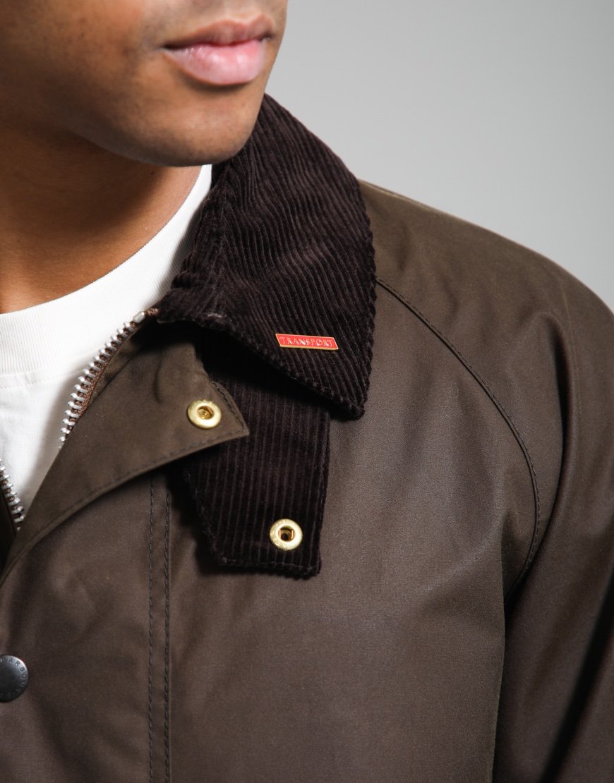 Barbour Icons Transport Wax Jacket Brown