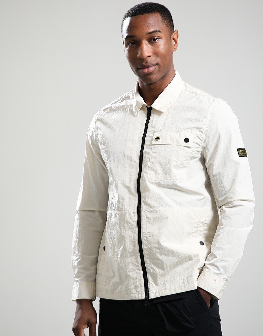 Barbour Inline Overshirt Oyster Grey