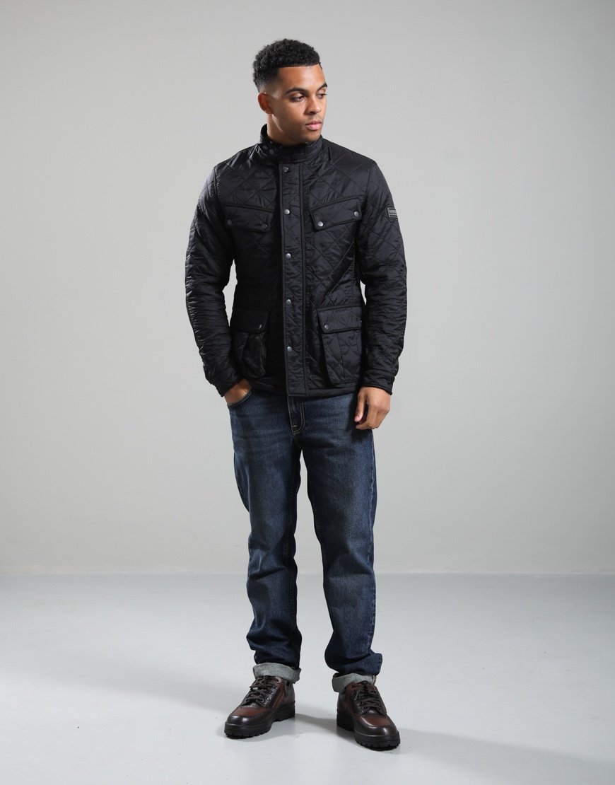 Barbour International Tourer Ariel Polarquilt Jacket Black/Black