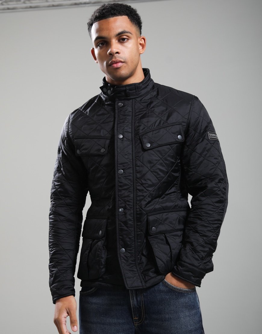 Barbour International Tourer Ariel Polarquilt Jacket Black/Black