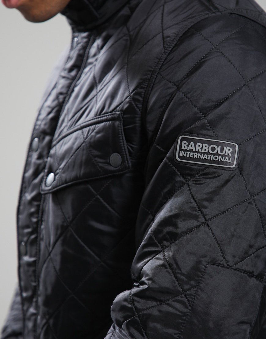 Barbour International Tourer Ariel Polarquilt Jacket Black/Black