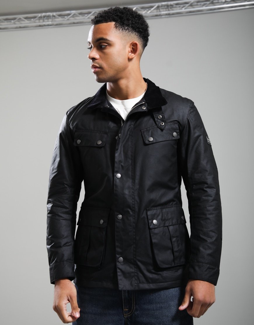 Barbour International Tourer Duke Wax Jacket Black