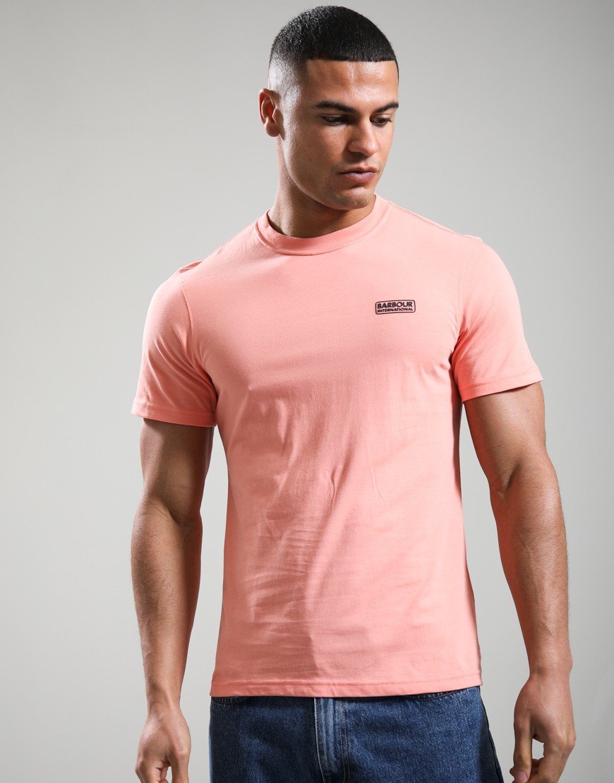 Barbour International Small Logo T-Shirt Burnt Coral