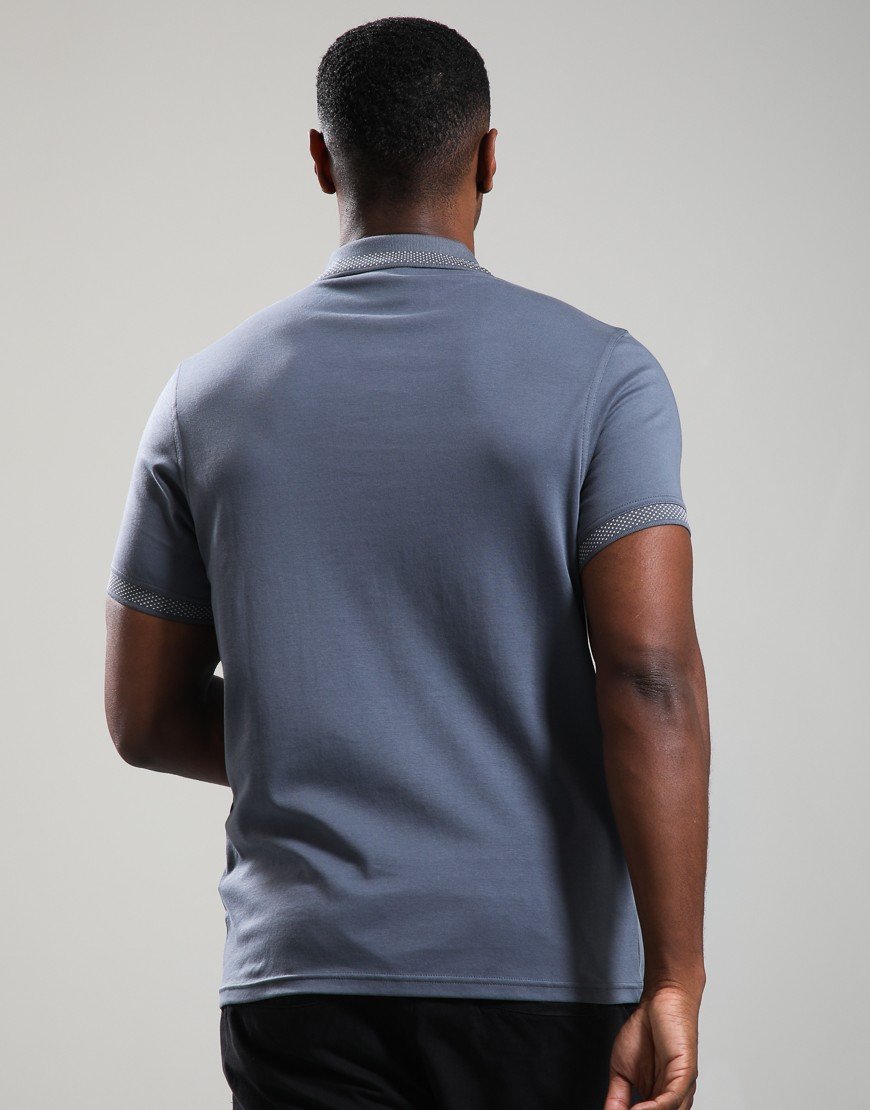 Barbour International Owts Polo Shirt Washed Charcoal