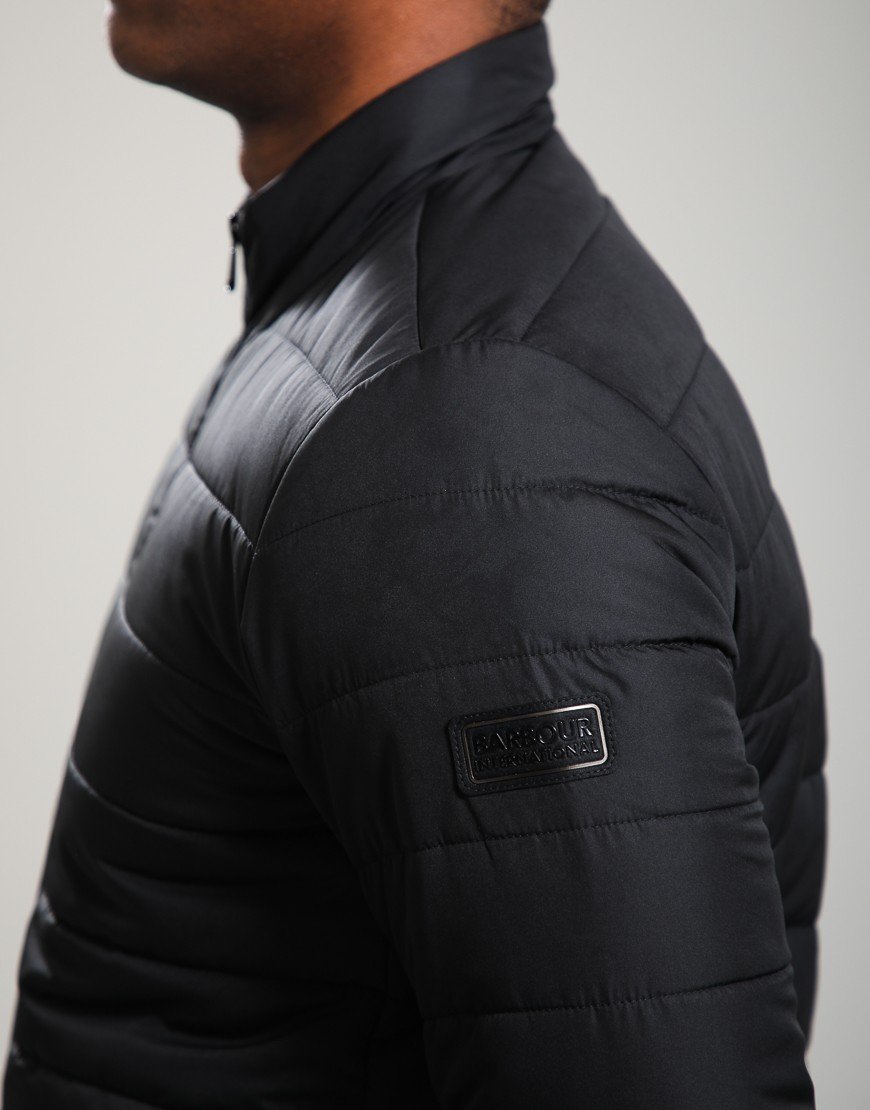 Barbour International Aldon Quilted Jacket Black