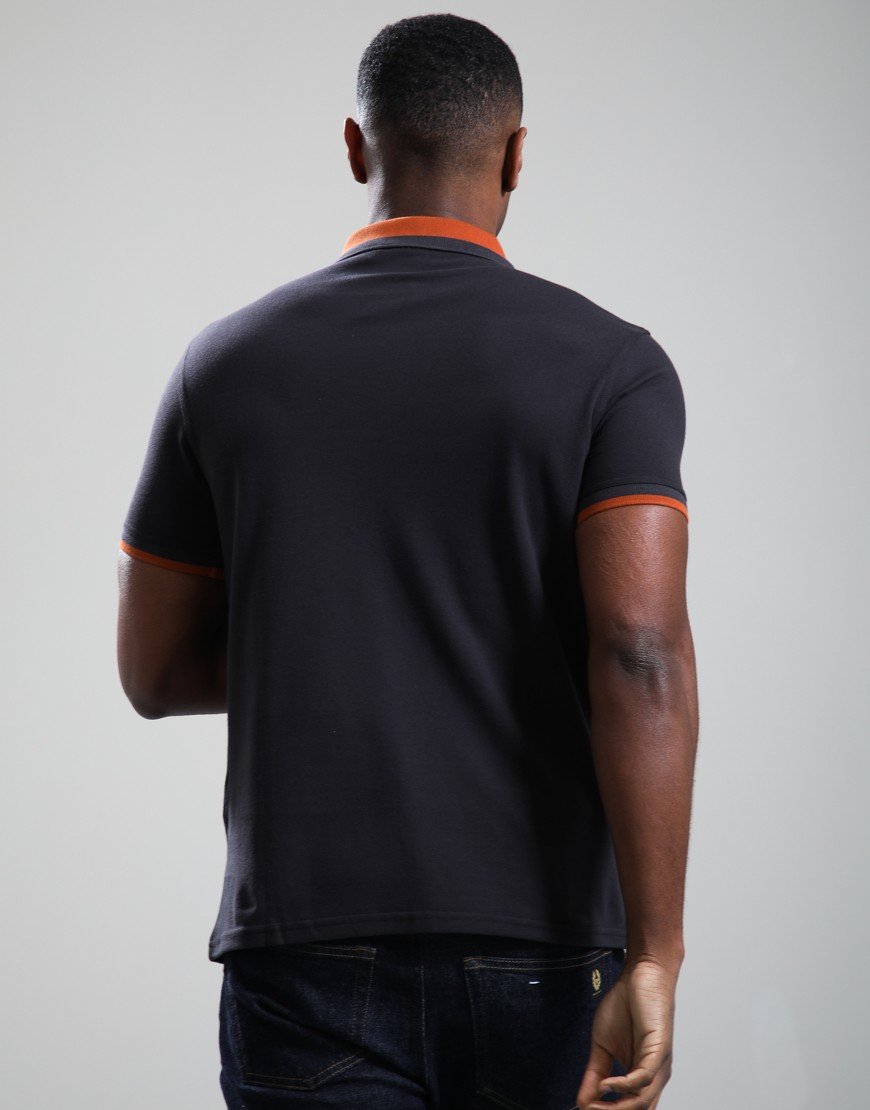 Barbour International Amped Polo Shirt Navy