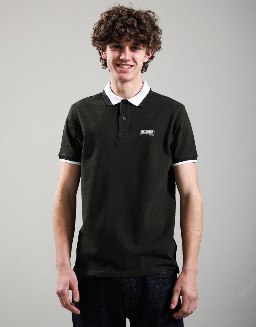 Barbour International Amped Polo Shirt Sage