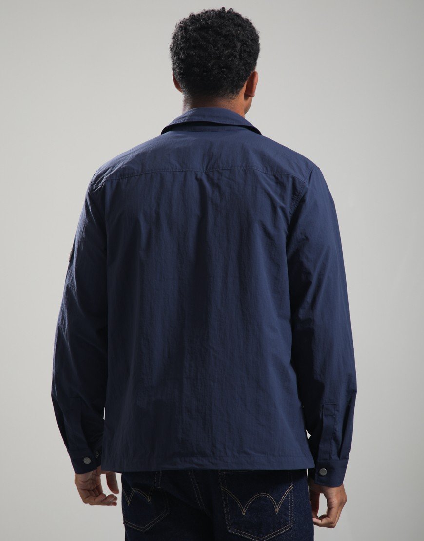 Barbour International Ardie Overshirt Oxford Navy