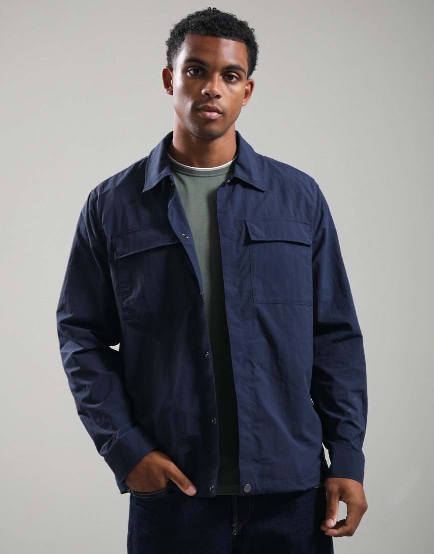 Barbour International Ardie Overshirt Oxford Navy