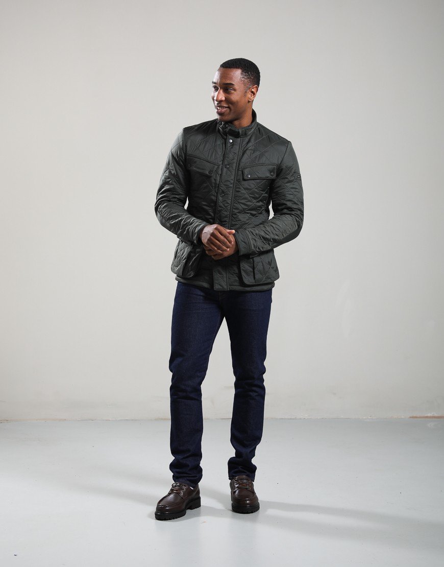 Barbour International Ariel Polarquilt Jacket Sage