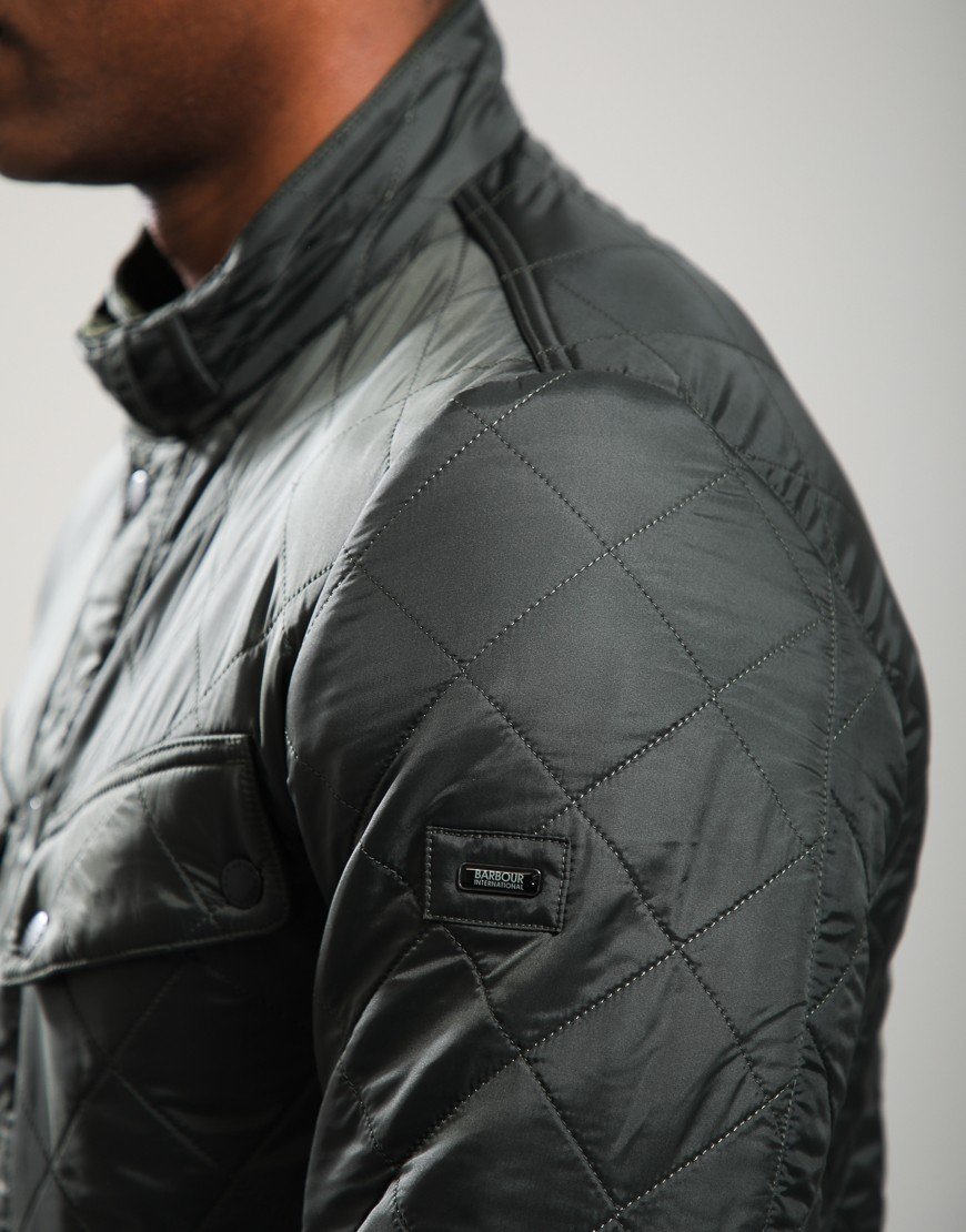 Barbour International Ariel Polarquilt Jacket Sage