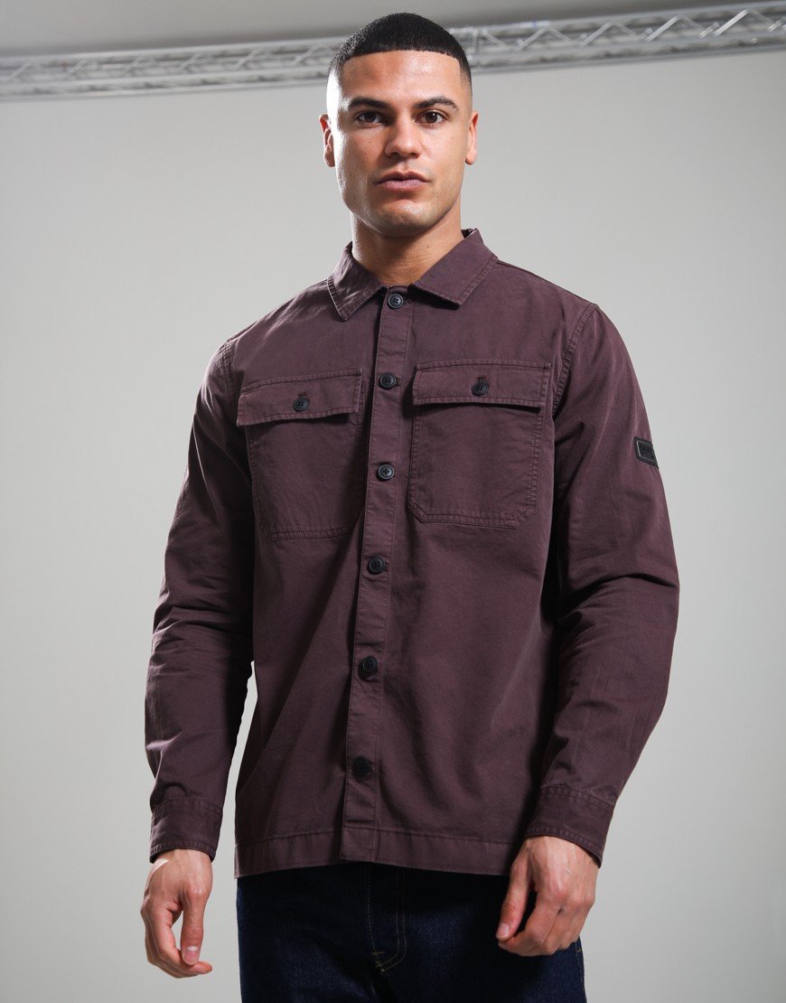 Barbour International Arlo Overshirt Java Red