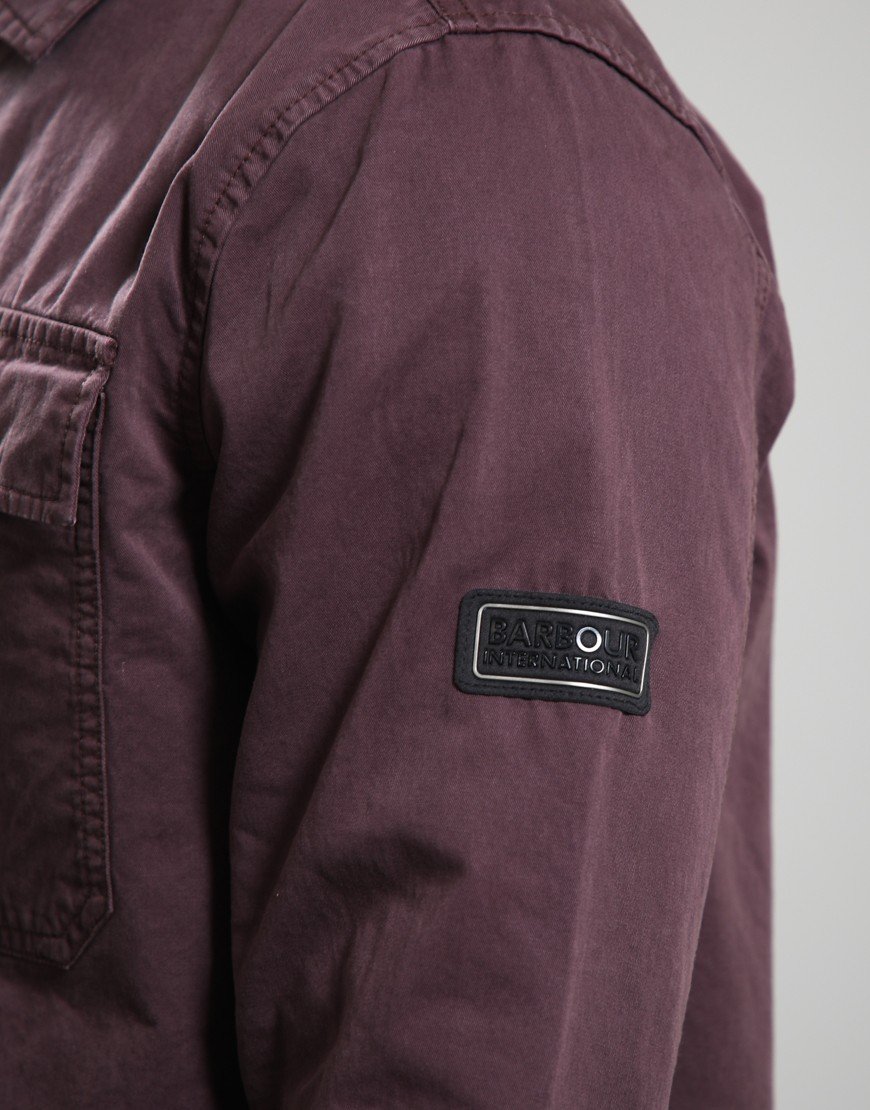 Barbour International Arlo Overshirt Java Red