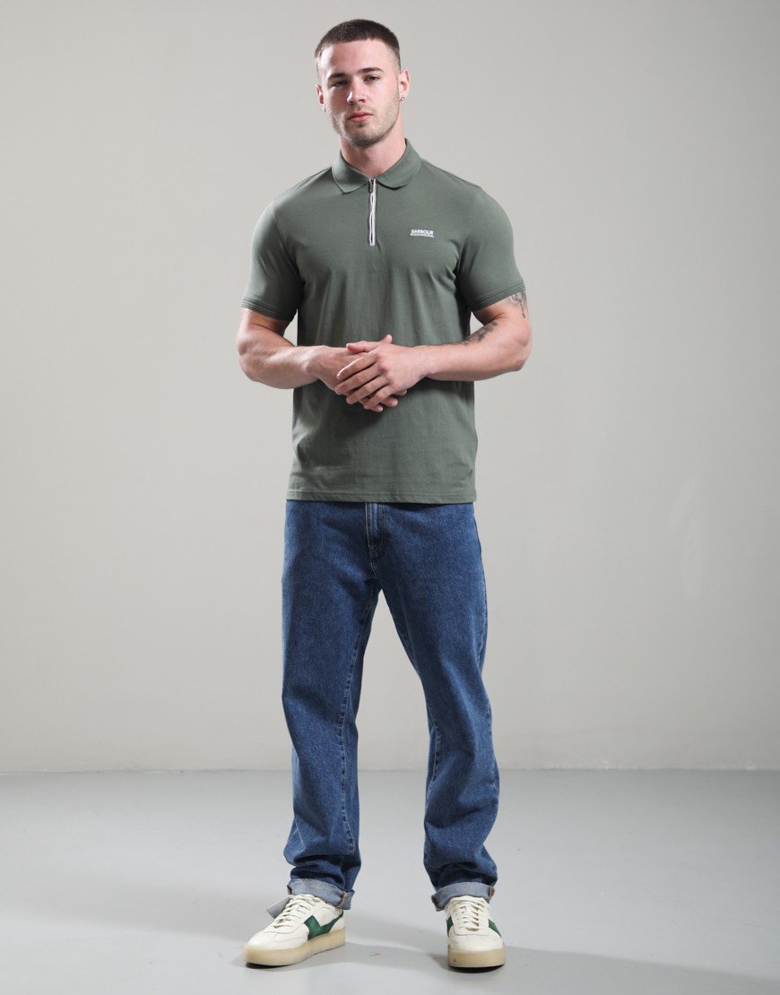 Barbour International Ashman Polo Shirt Thyme