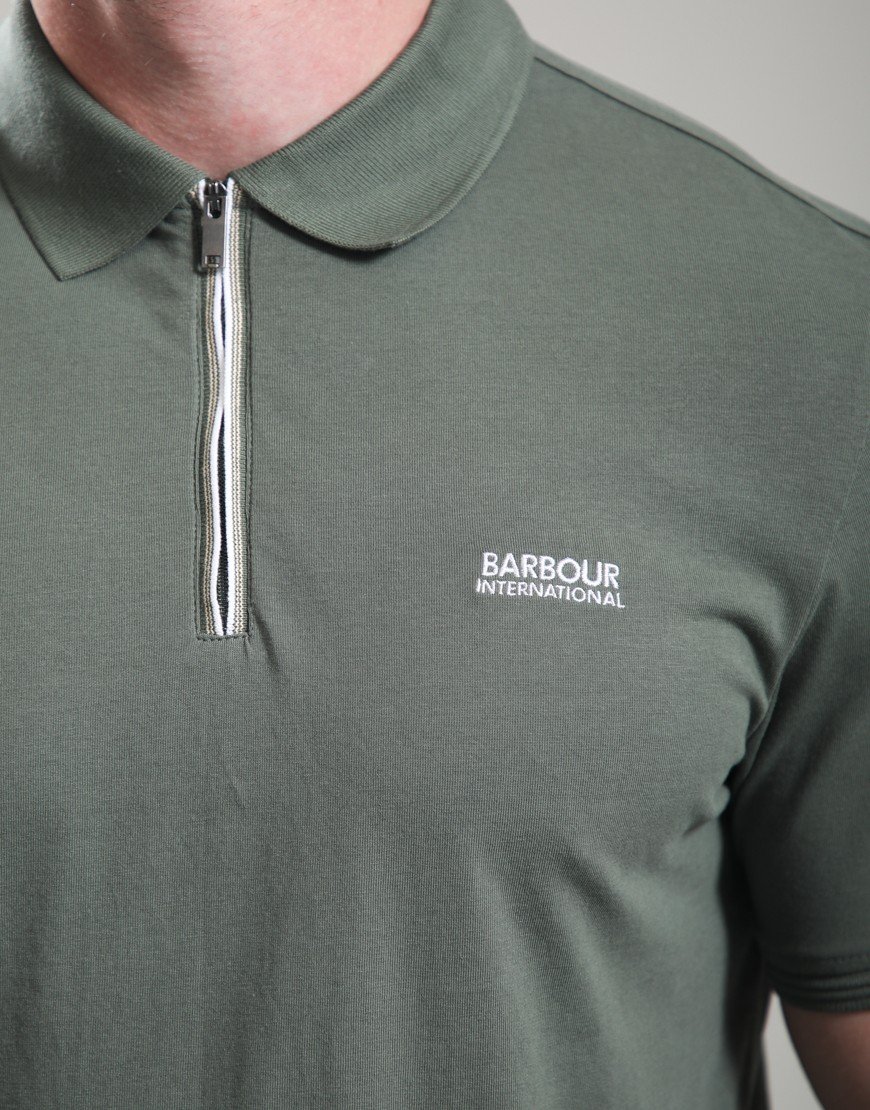Barbour International Ashman Polo Shirt Thyme