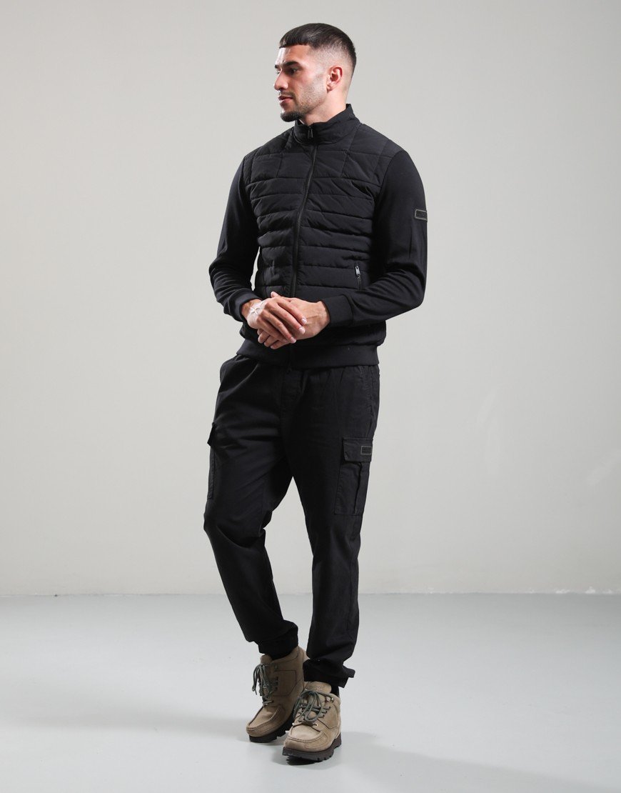 Barbour International Collins Baffle Quilted Sweat Black