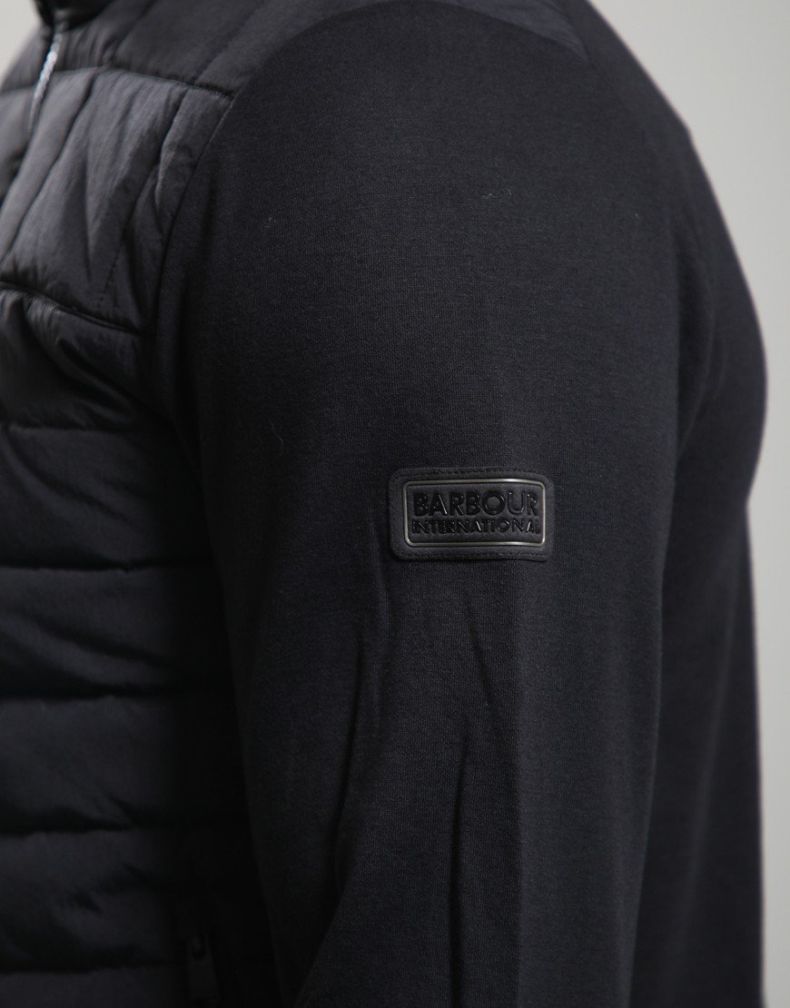Barbour International Collins Baffle Quilted Sweat Black