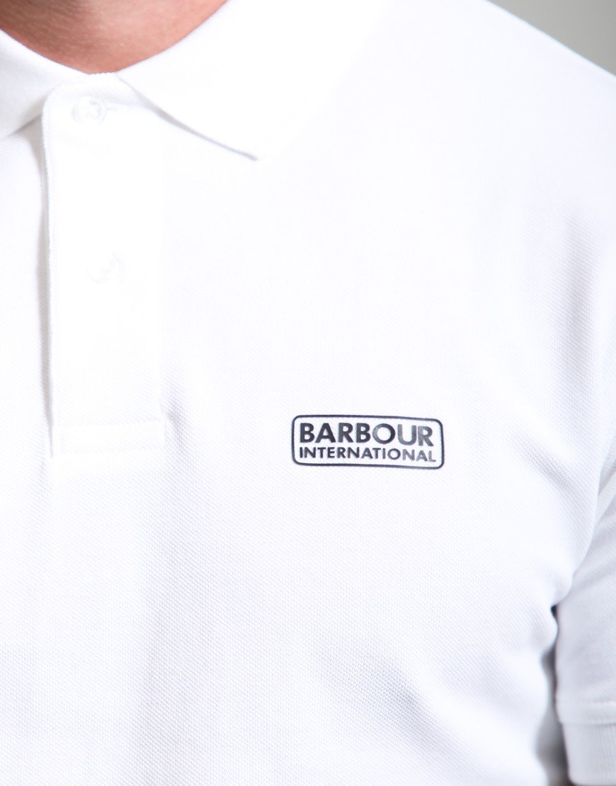 Barbour International Essential Polo Shirt White