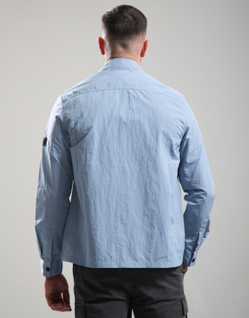 Barbour International Inline Overshirt Powder Blue
