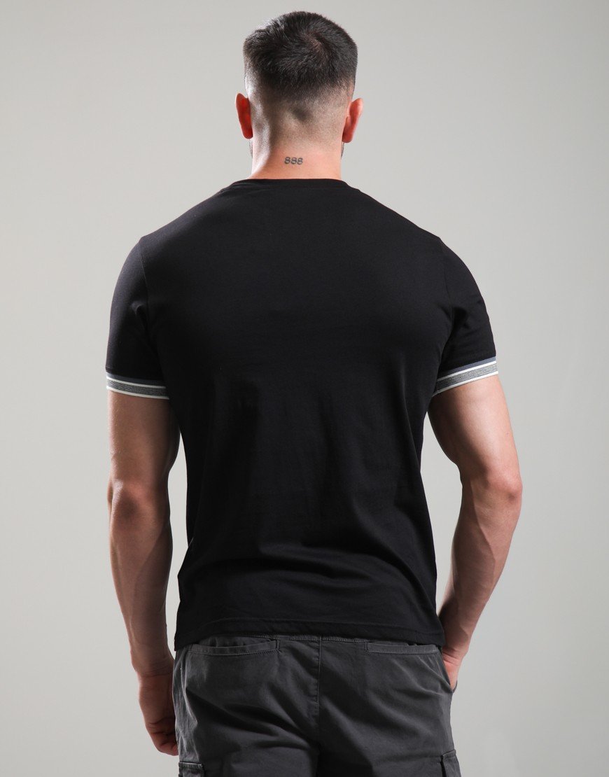 Barbour International Newport Tipped T-Shirt Black