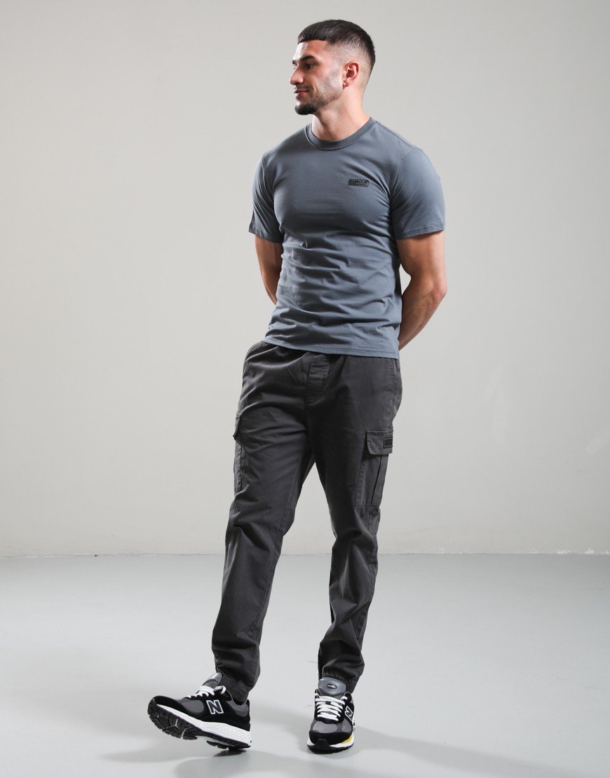 Barbour International Small Logo T-Shirt Washed Charcoal