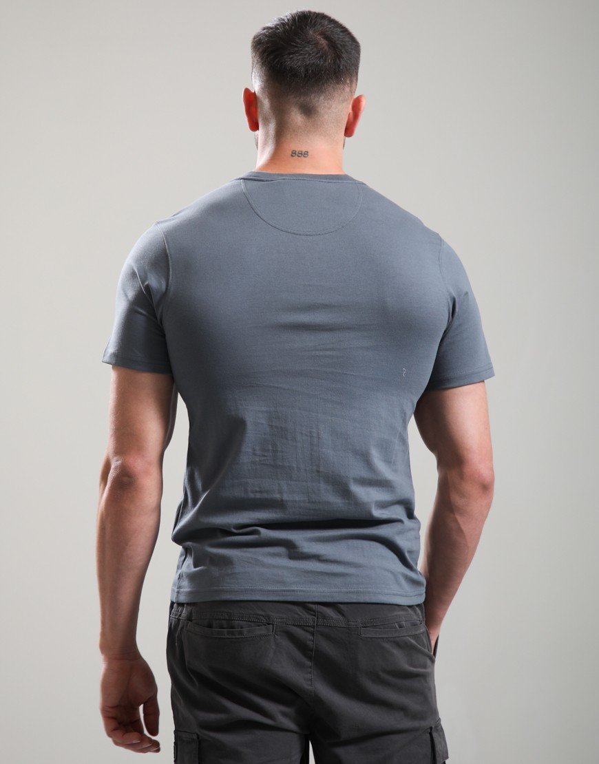 Barbour International Small Logo T-Shirt Washed Charcoal
