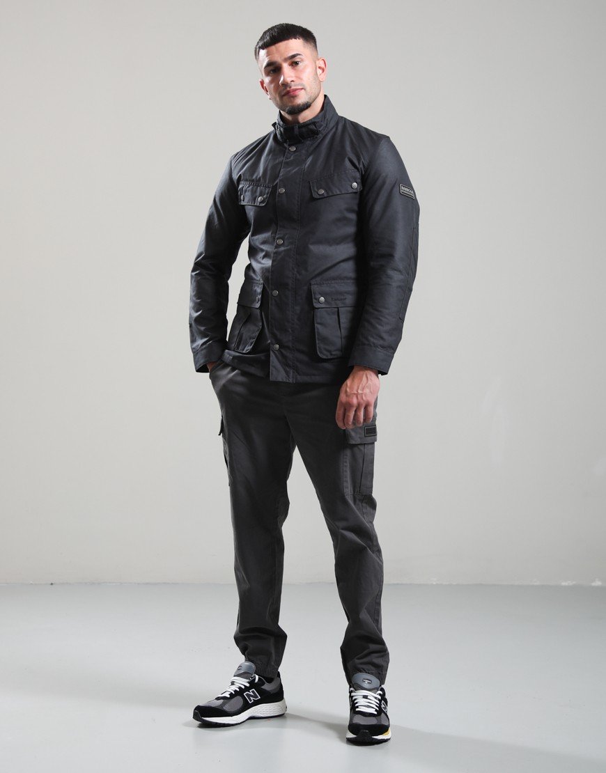 Barbour International Tourer Duke Wax Jacket Navy