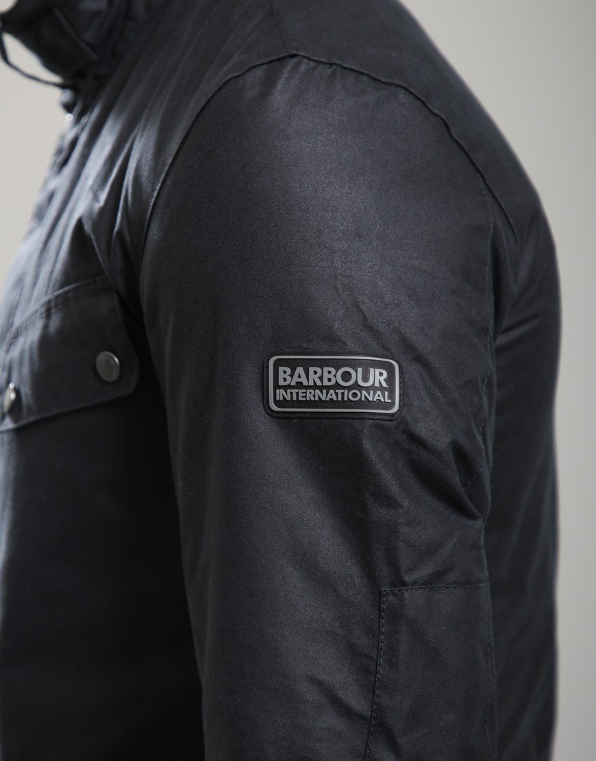 Barbour International Tourer Duke Wax Jacket Navy