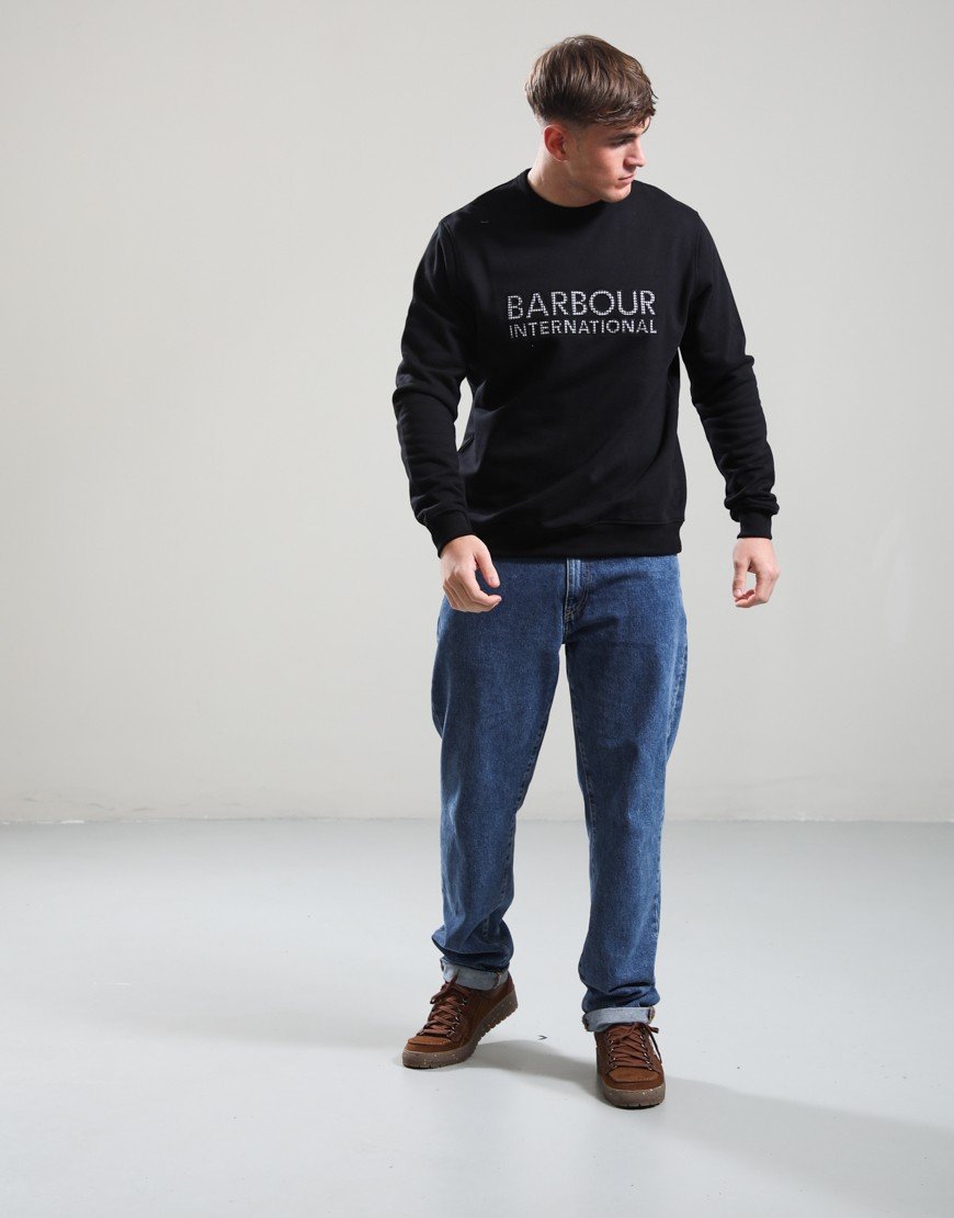 Barbour International Bertie Logo Sweat Black