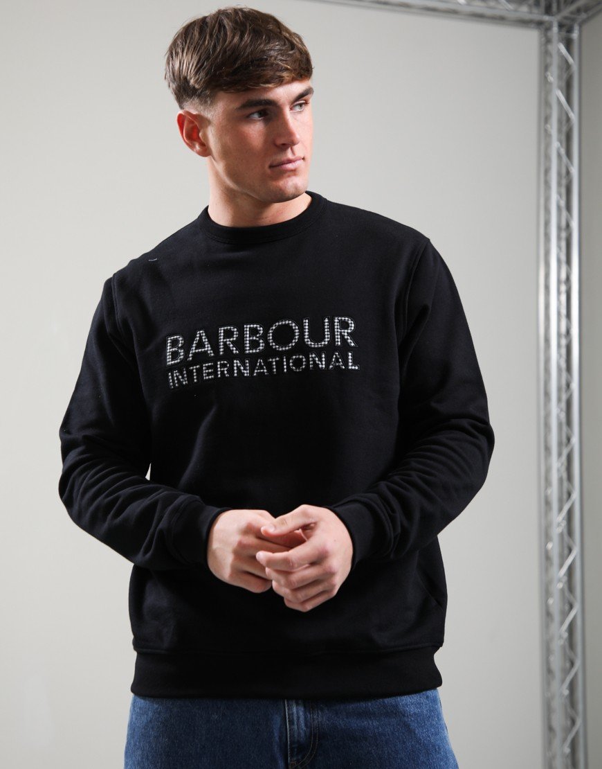Barbour International Bertie Logo Sweat Black