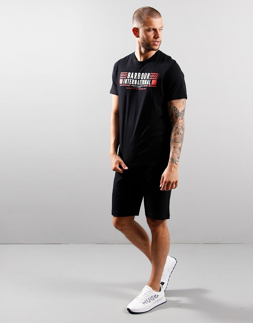 Barbour International Grasstrack T-shirt Black