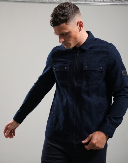 Barbour International Blackstreak Overshirt Navy