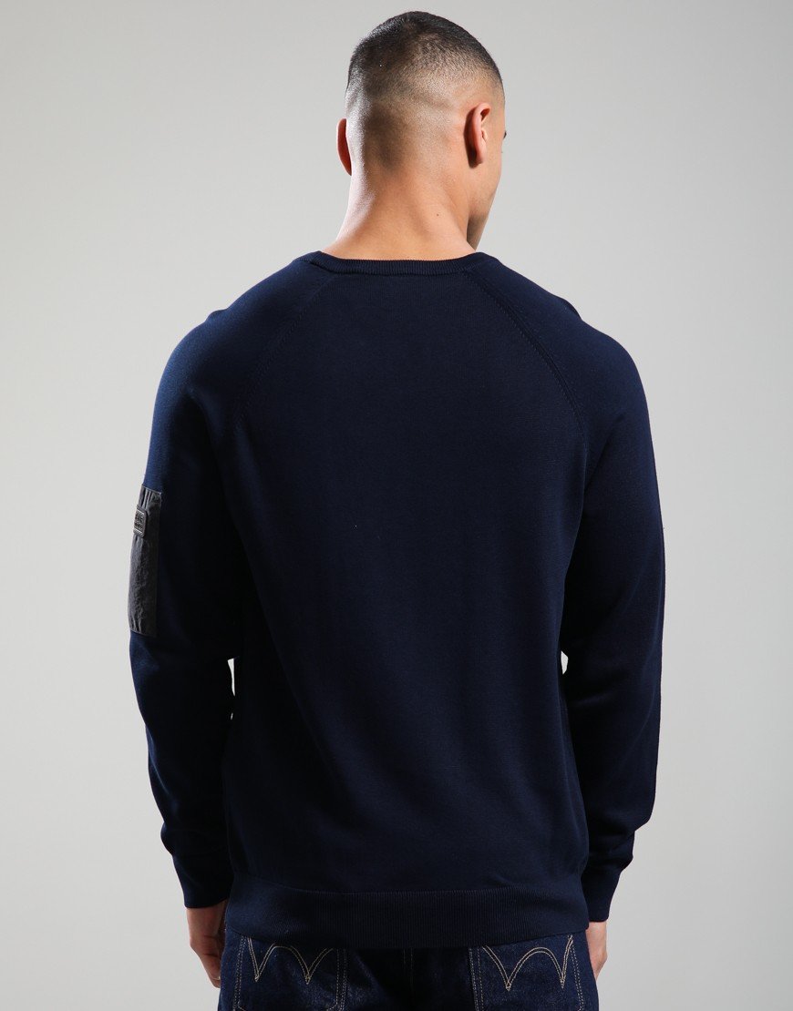 Barbour International Blades Crew Sweat Navy