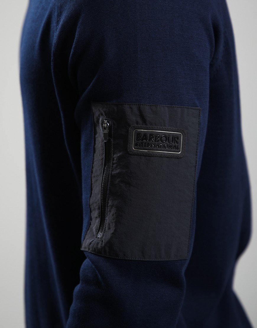 Barbour International Blades Crew Sweat Navy