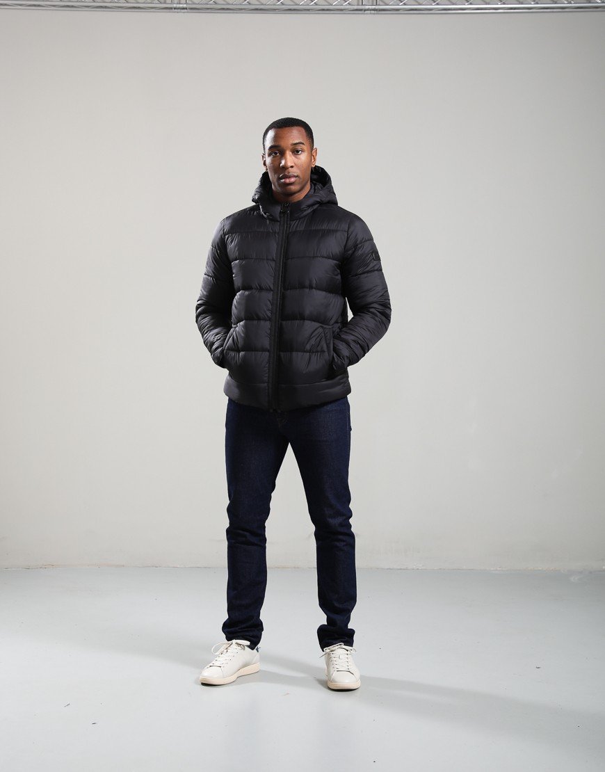 Barbour International Bobber Puffer Jacket Black