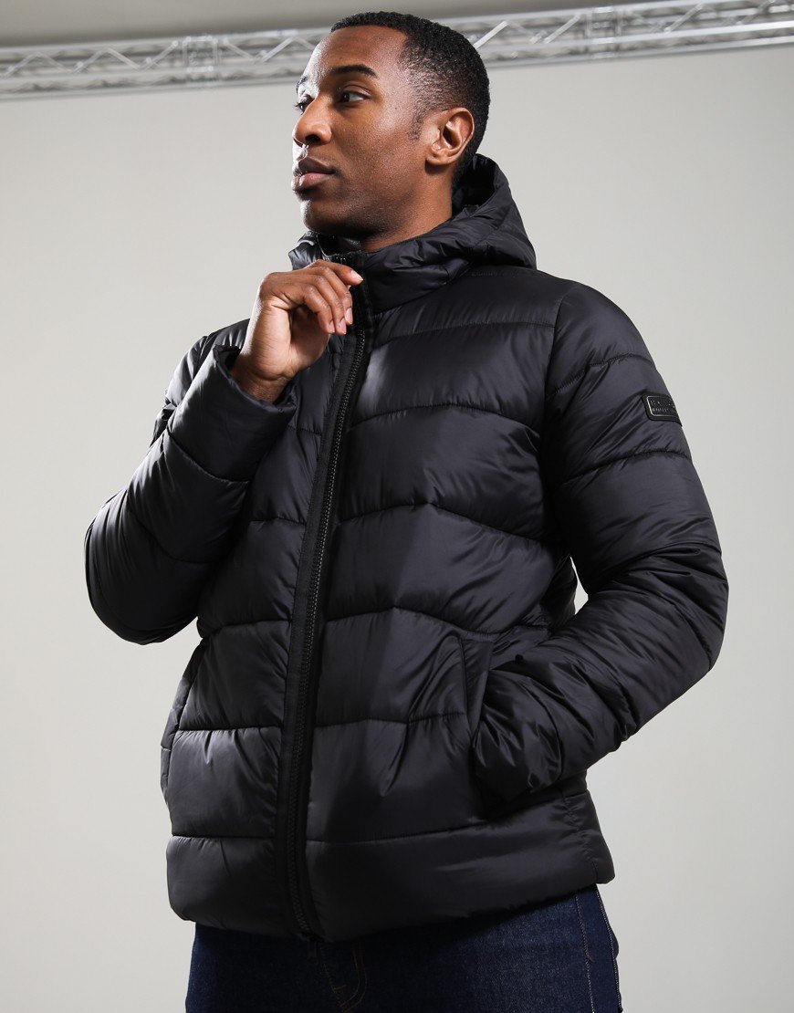 Barbour International Bobber Puffer Jacket Black