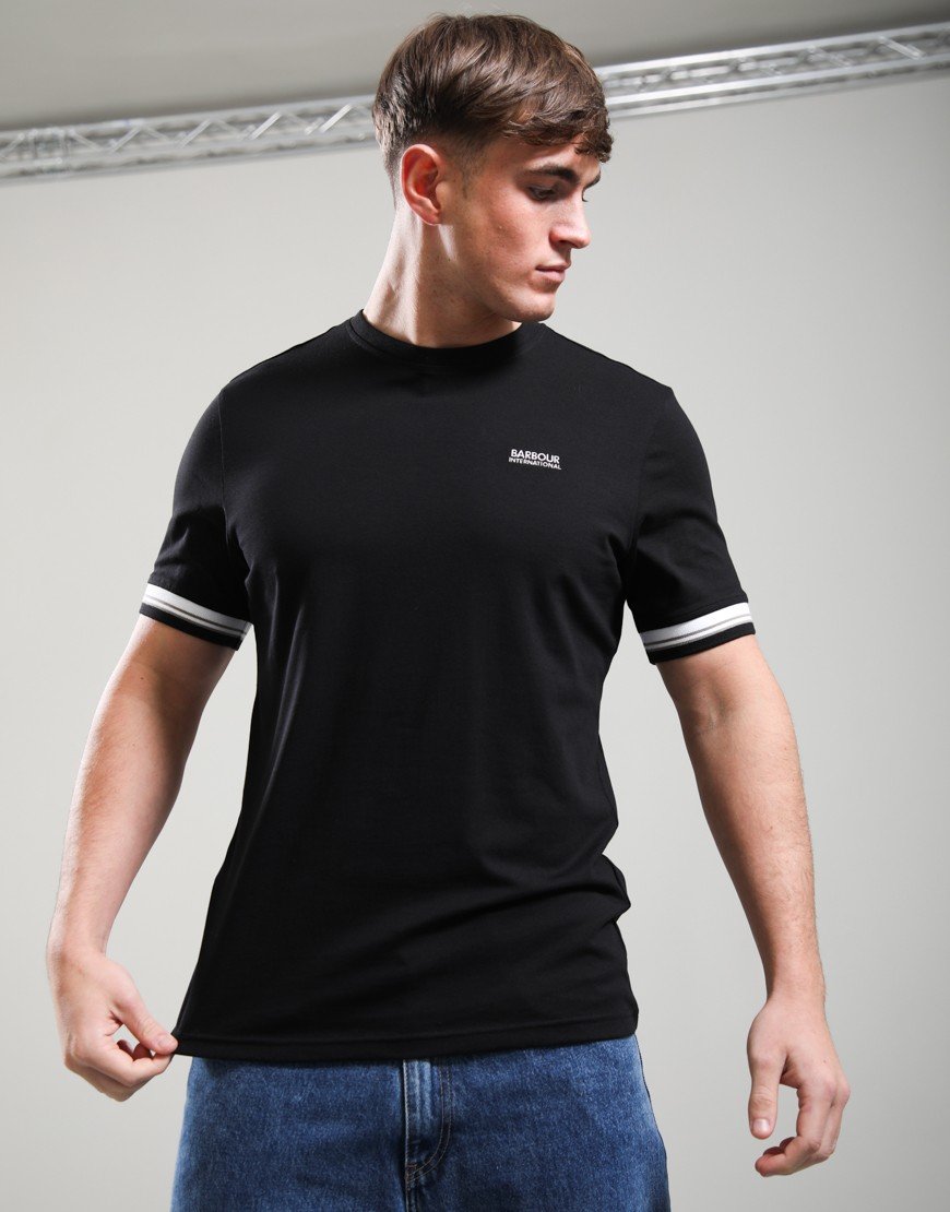 Barbour International Bruce Tip T-Shirt Black