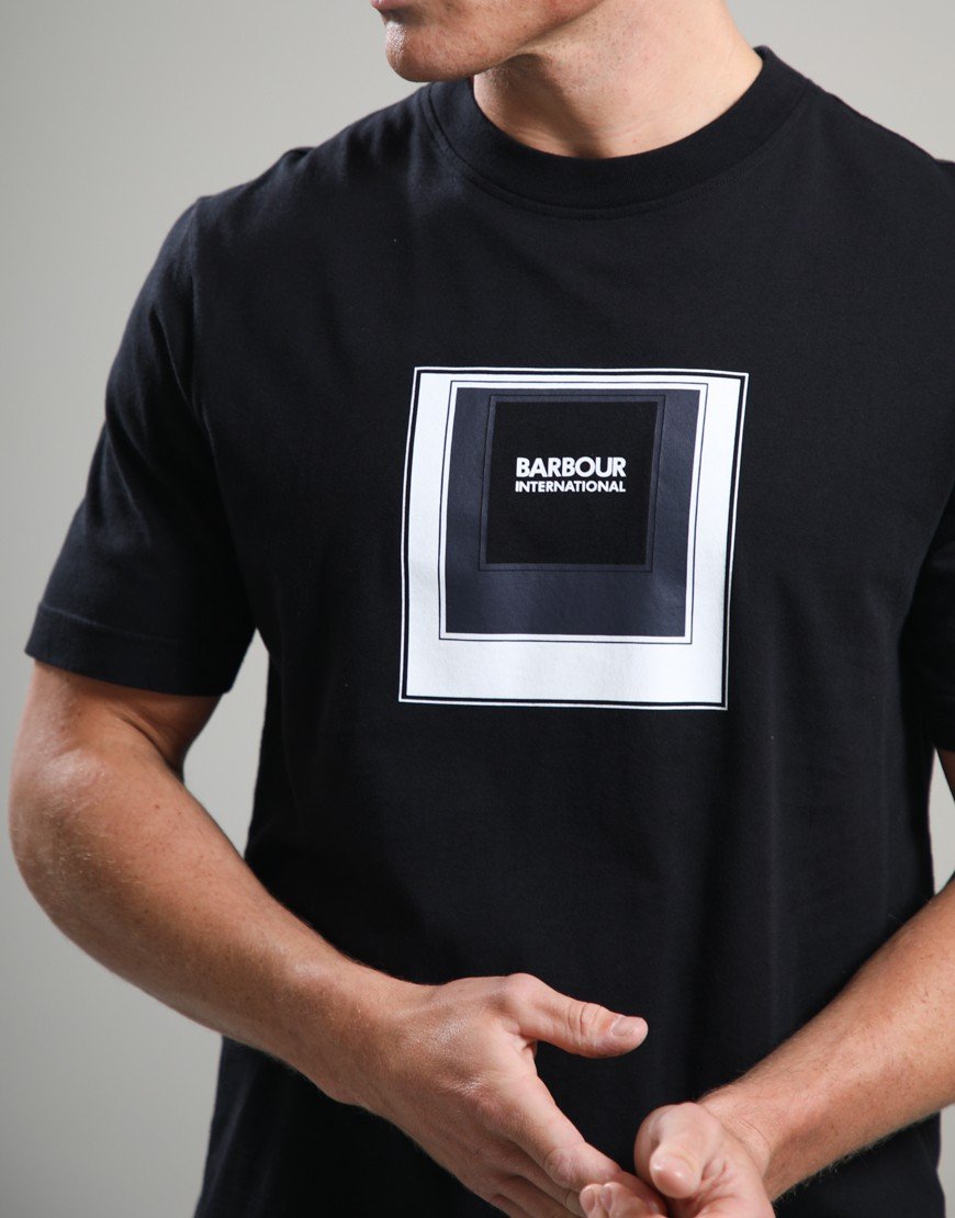 Barbour International Captive Graphic T-Shirt Black