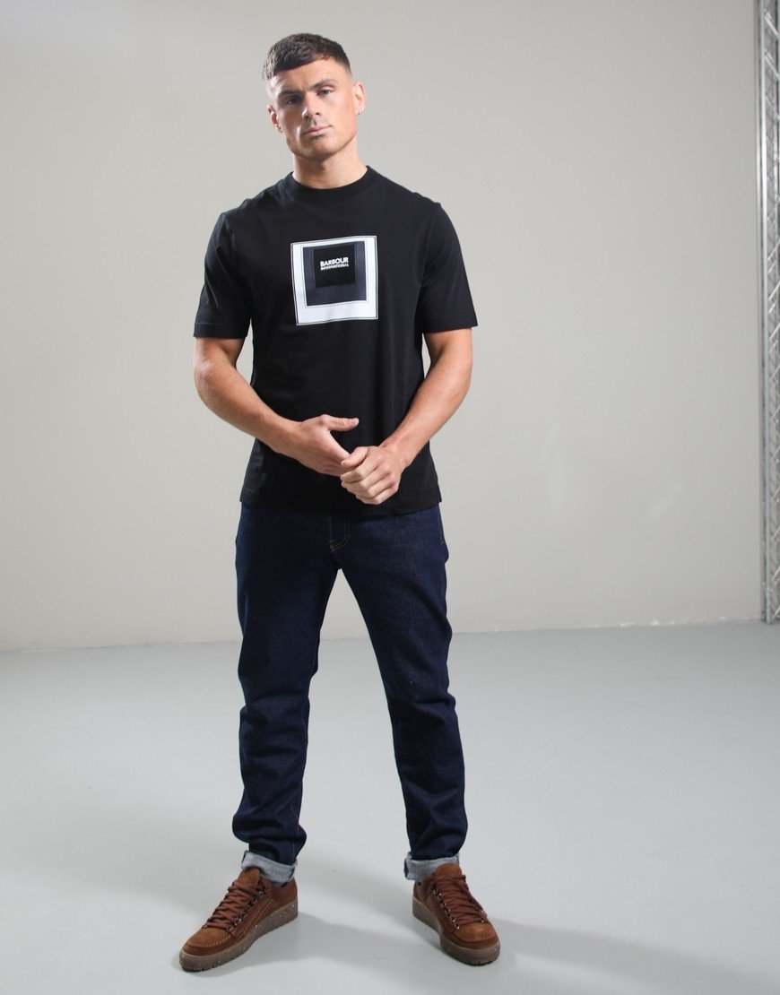 Barbour International Captive Graphic T-Shirt Black