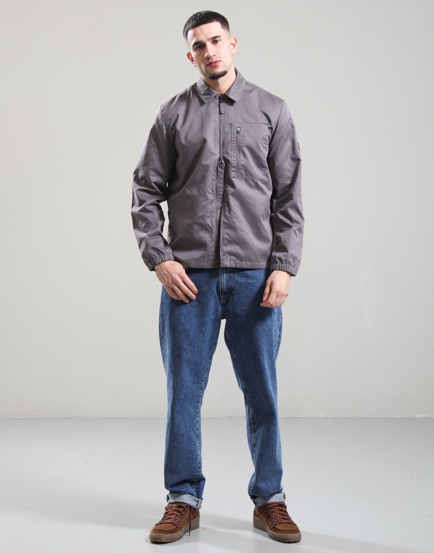 Barbour International Coil Overshirt Aluminium