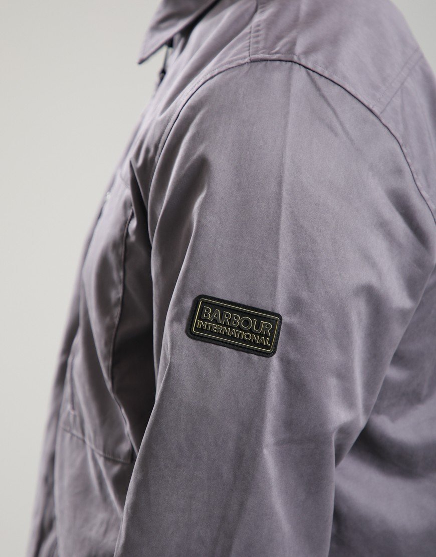 Barbour International Coil Overshirt Aluminium
