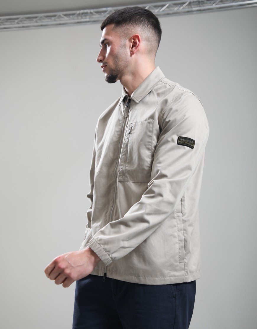 Barbour International Coil Overshirt Concrete