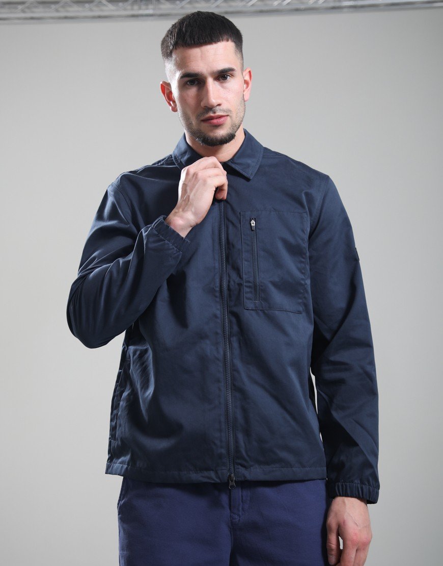 Barbour International Coil Overshirt Navy