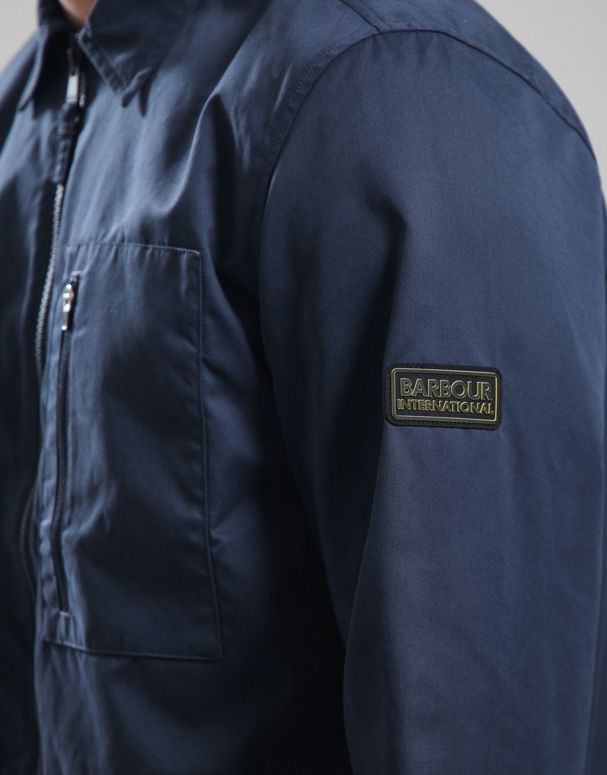 Barbour International Coil Overshirt Navy