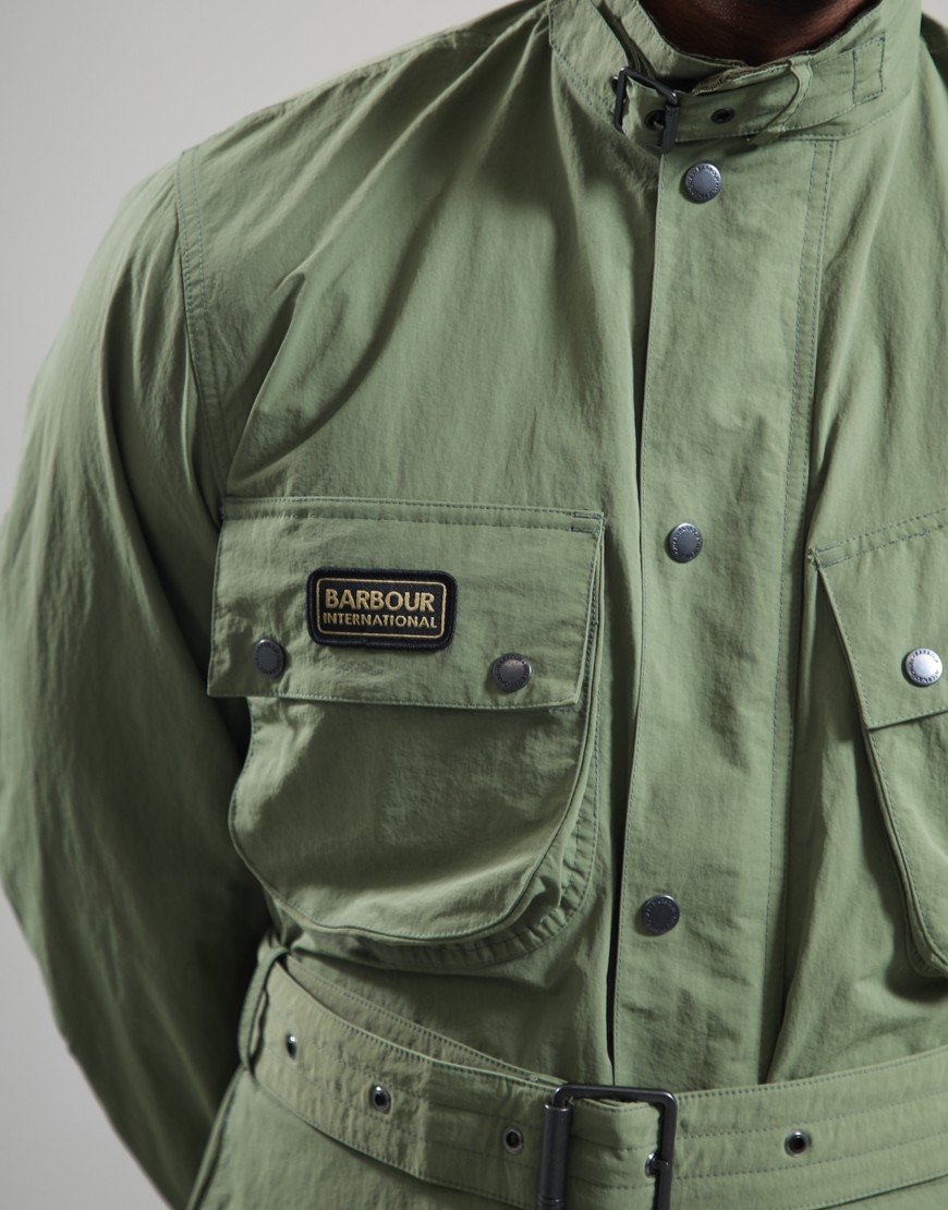 Barbour International Contemporary A7 Showerproof Jacket Burnt Olive