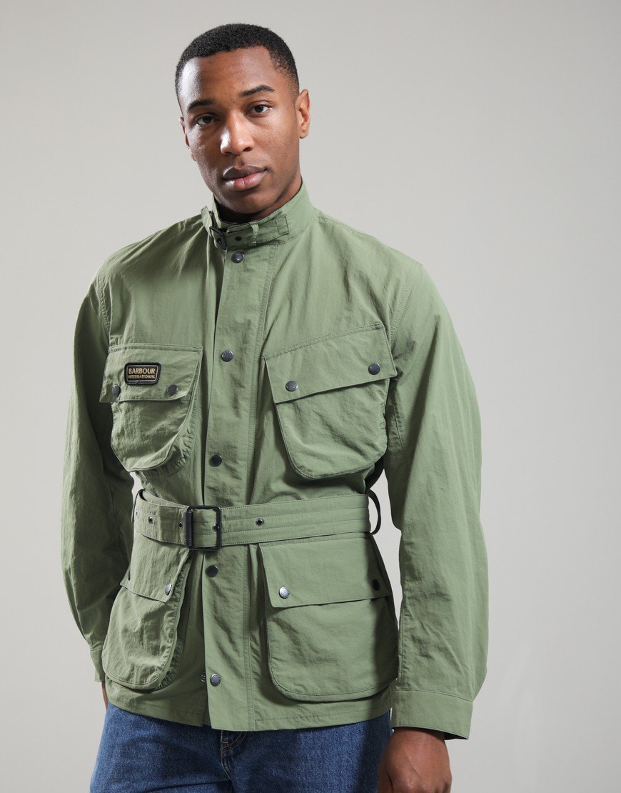 Barbour International Contemporary A7 Showerproof Jacket Burnt Olive