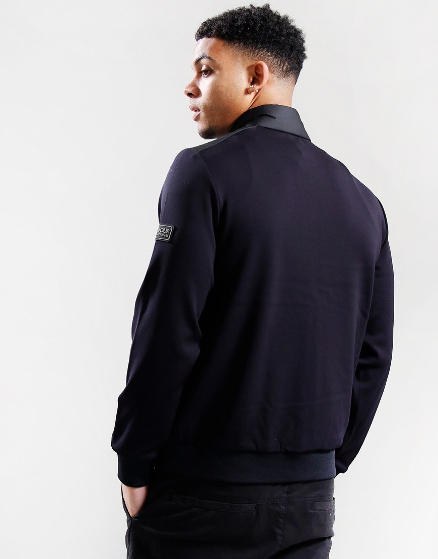 Barbour International Counter Quilted Sweat Black