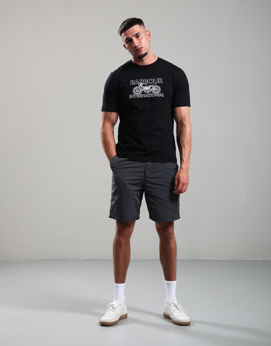 Barbour International Cowl T-Shirt Black