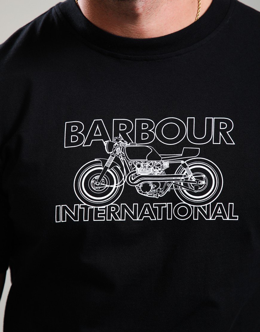 Barbour International Cowl T-Shirt Black